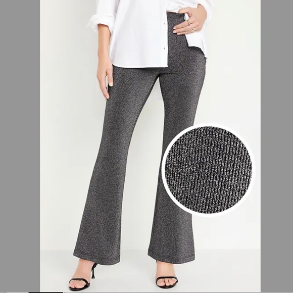 NWT Old Navy High-Waisted Pull-On Flare Pants - Picture 2 of 4